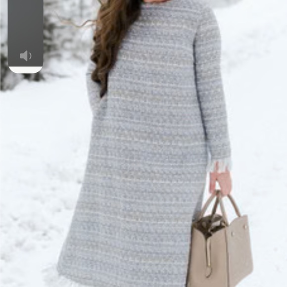 Dainty jewells dress. XL. Worn one time. Blue/silver/gray - Picture 3 of 9